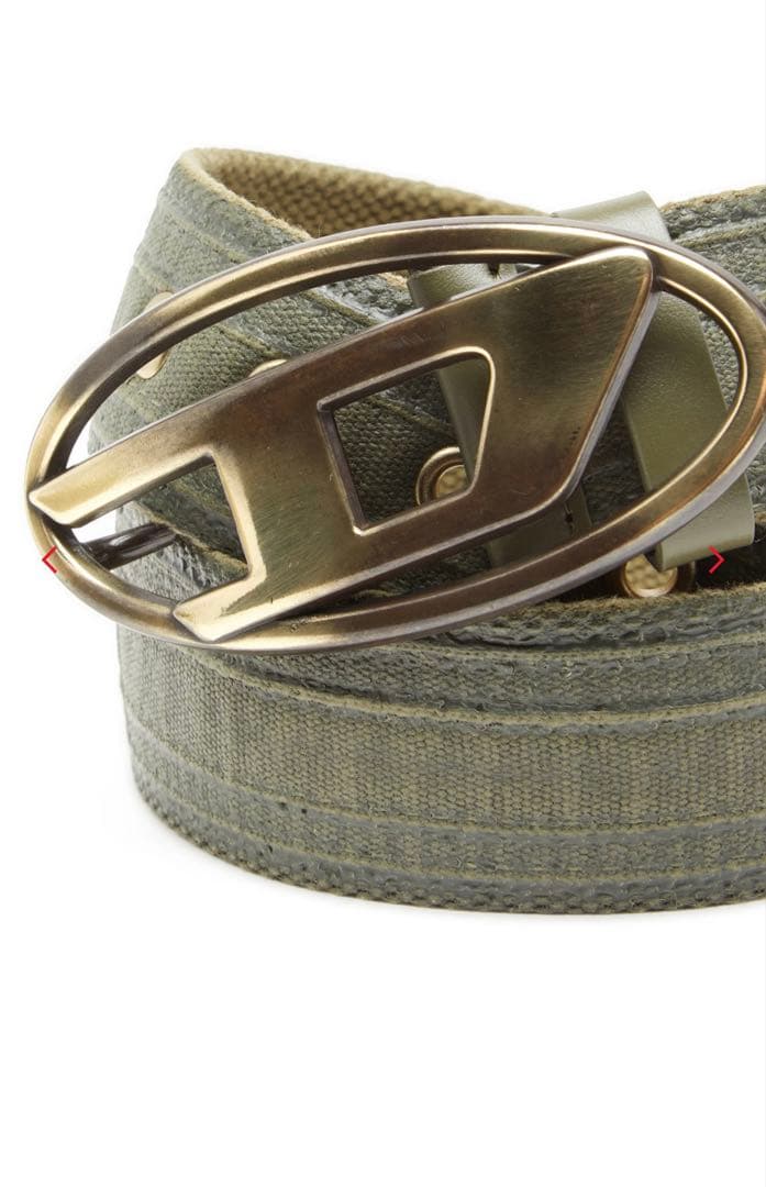 DIESEL ベルト カーキ