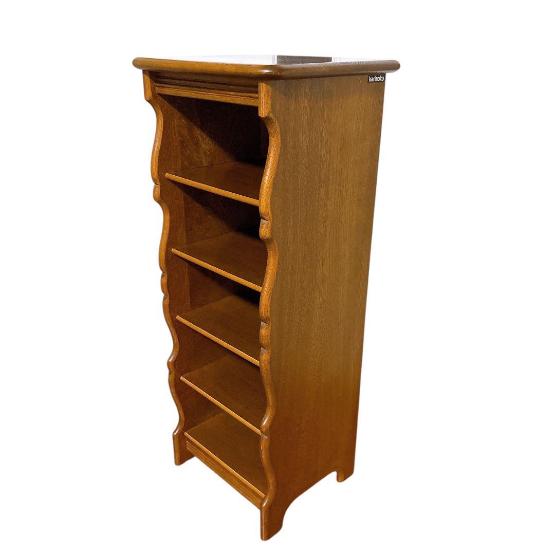 カリモク karimoku 木製 5段 スリッパラック 棚 インテリア レトロ