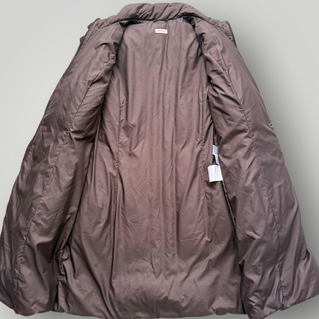 美品☆マックスマーラ マックスアンドコー ロングダウンコート ブラウン 44