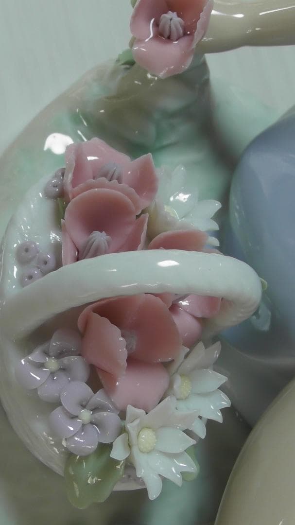 LLADRO　リヤドロ【花摘み】５　陶器　置物　インテリア　リアドロ 　L521