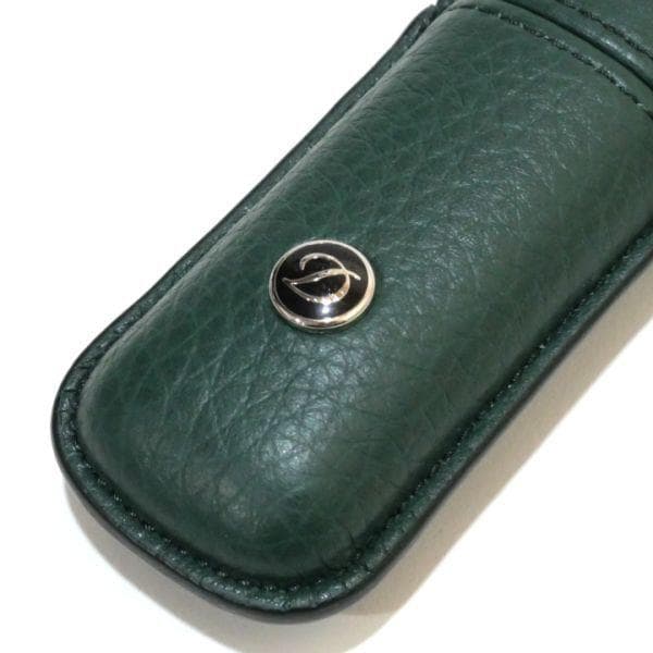 デュポンS.T.Dupont 007128 レザーペンケース 1本用グリーン新品