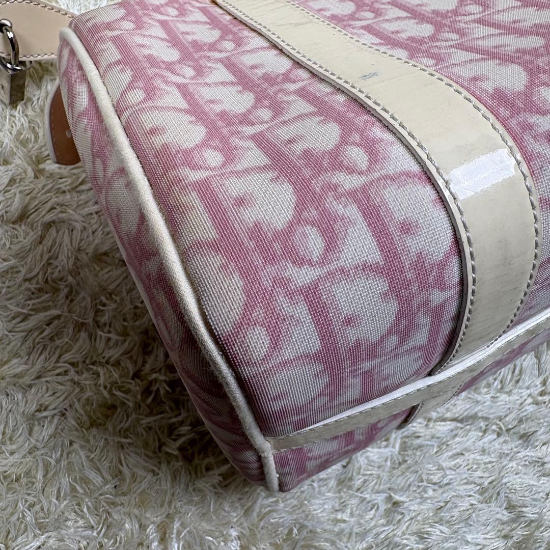 Dior トロッター　ミニボストン　pvcレザー 鍵カデナ付き