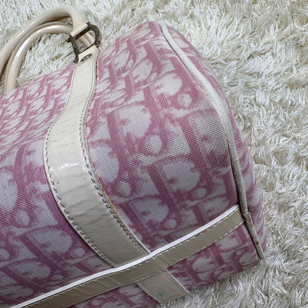 Dior トロッター　ミニボストン　pvcレザー 鍵カデナ付き