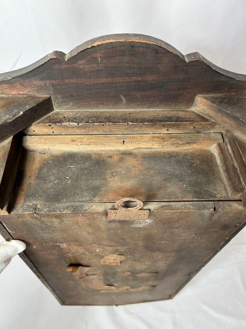 TUKYO 舘本時計 ボンボン時計 レトロ掛け時計 桃 柴