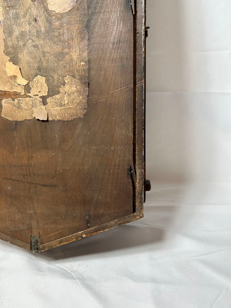 TUKYO 舘本時計 ボンボン時計 レトロ掛け時計 桃 柴