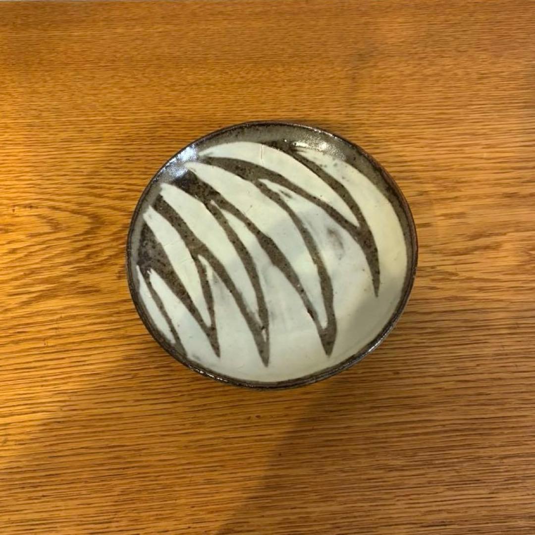 島岡龍太　中皿　象嵌　益子焼　島岡達三　合田義道　民芸　民藝　希少　レア　作家④
