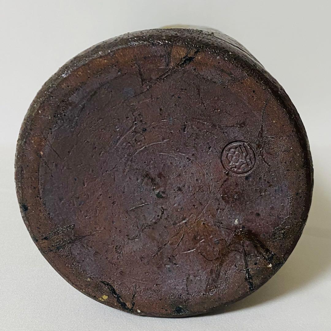 希少 高麗焼締 高麗焼 宋海 陶器 花瓶 フラワーベース 花器 中型 木箱