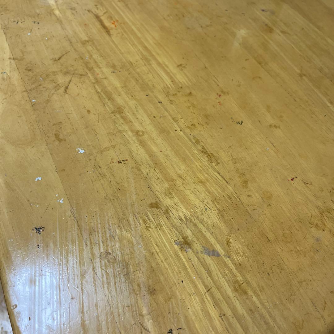 木製シンプル長方形ダイニングテーブル約80×134cm