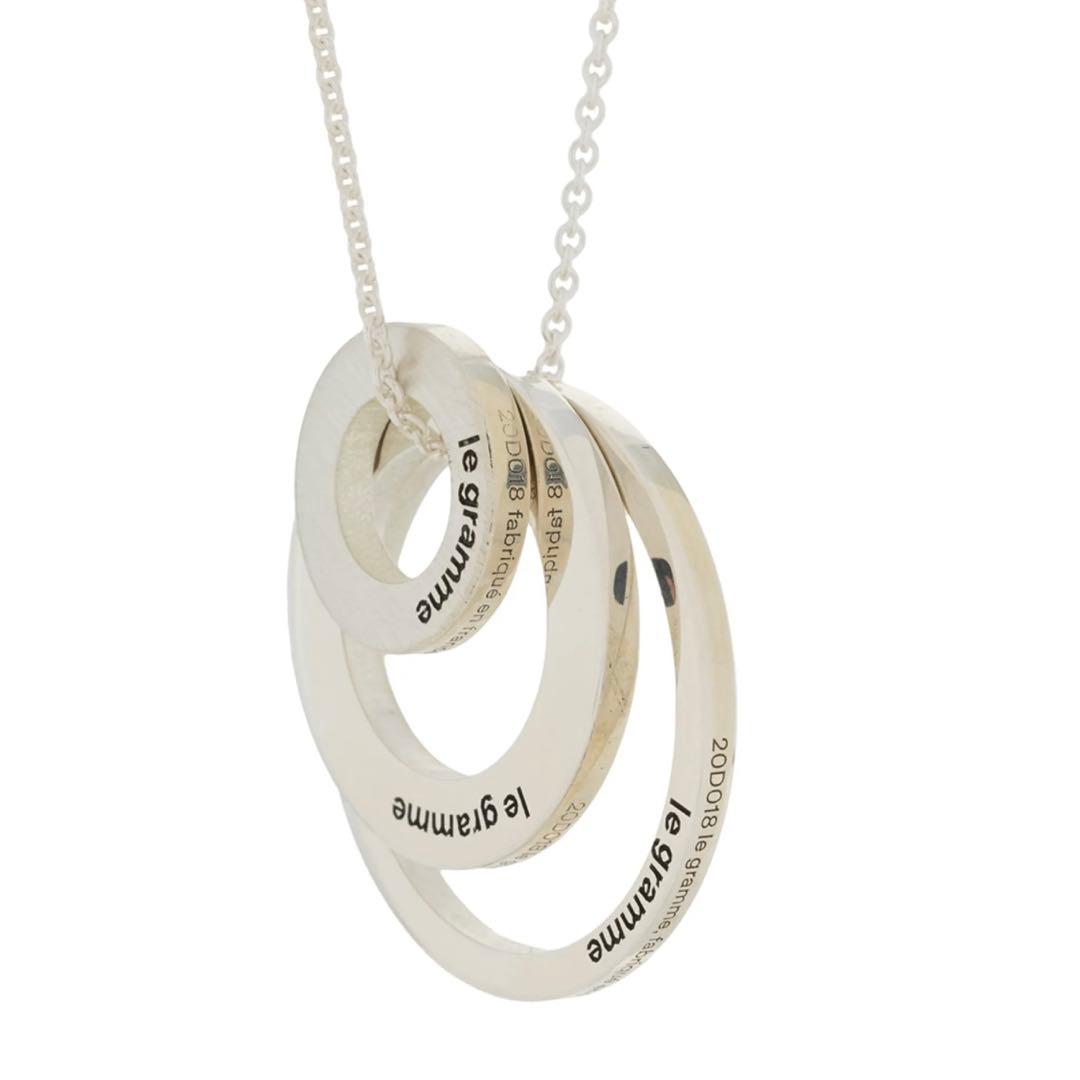 LeGramme(ルグラム) 3連リングネックレス