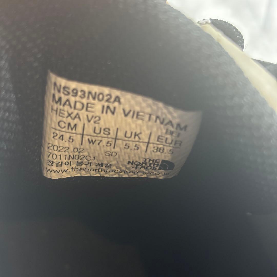 【未使用級】THE NORTH FACE HEXA V2 スニーカー 24.5㎝