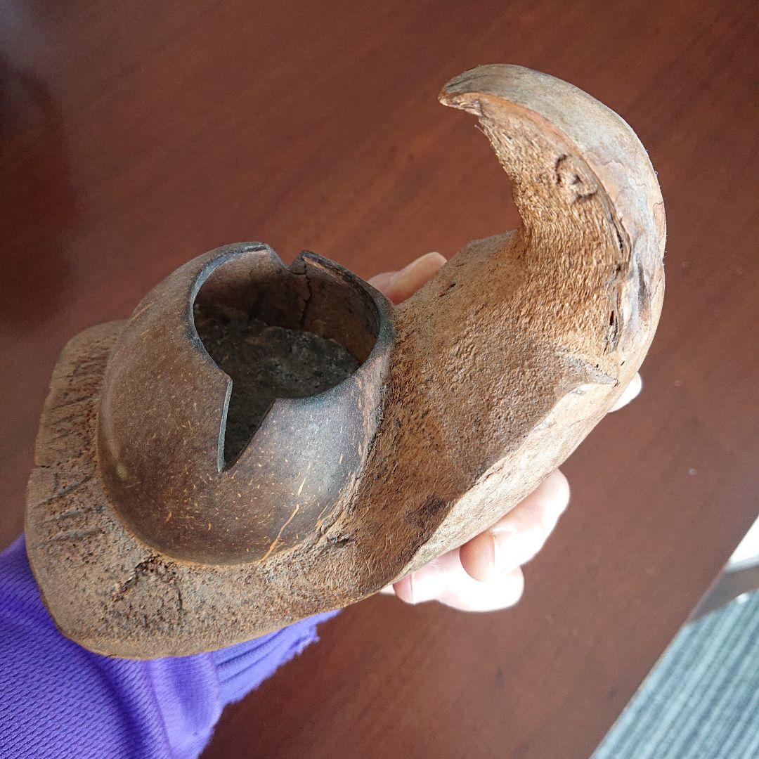 アンティーク灰皿木製鷹鷲