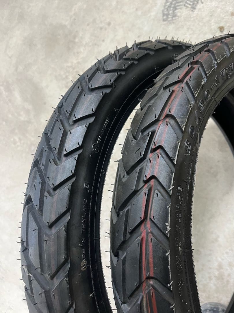 ハンターカブ純正(JA65) 80/90-17 タイヤ2本セット