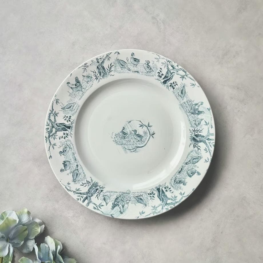 Creil et Montereau ディナープレート COUNTRY