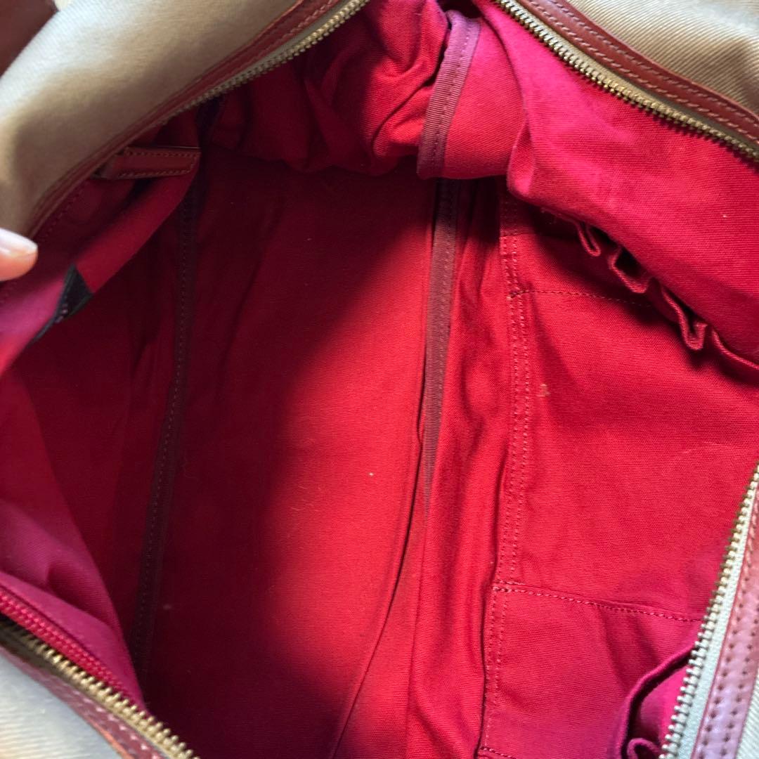 容量　BURBERRY 2way ボストンバッグ レザー　ホースロゴプレート