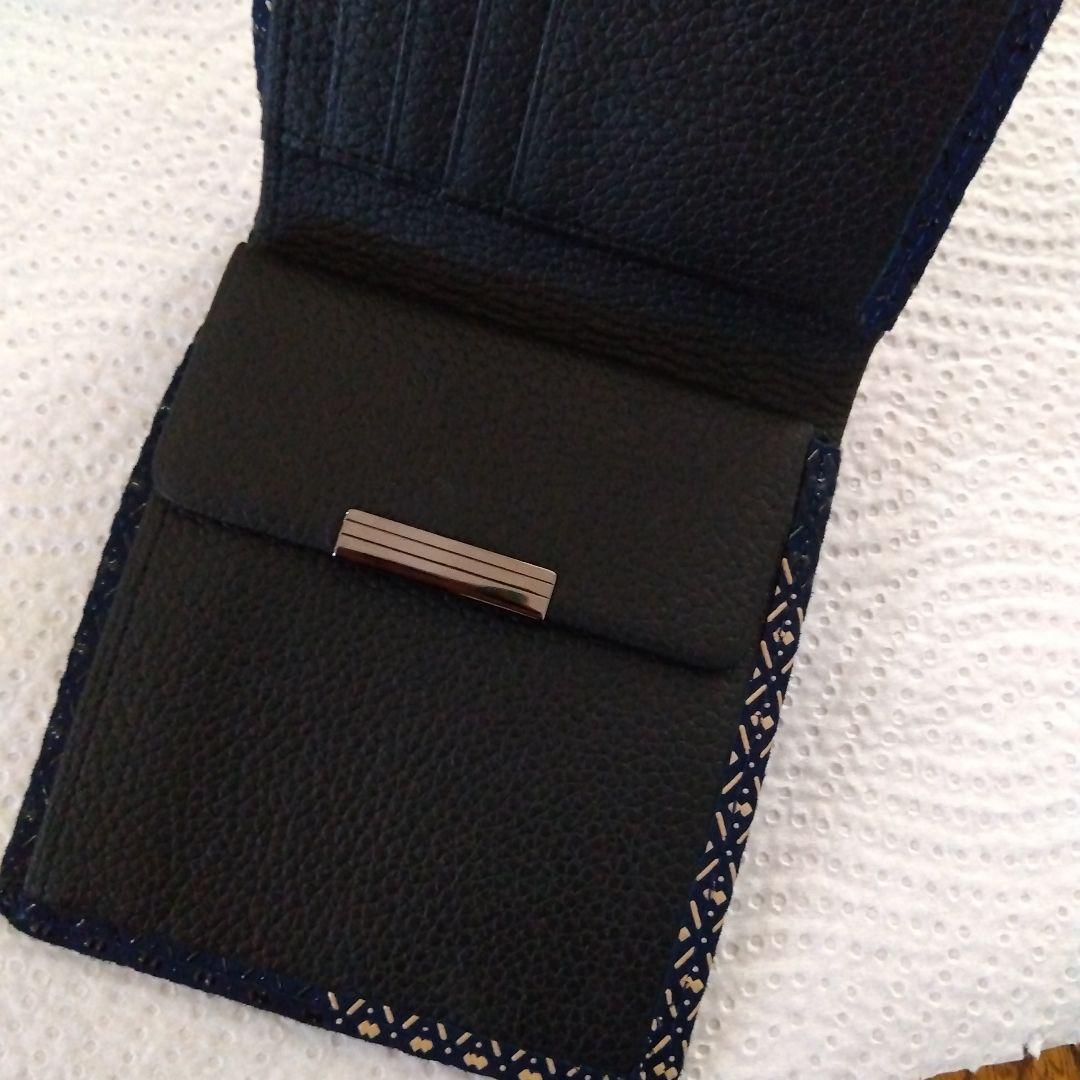 印傳屋メンズ二つ折り財布　　新品未使用　箱無し　ロングセラーシリーズ美品