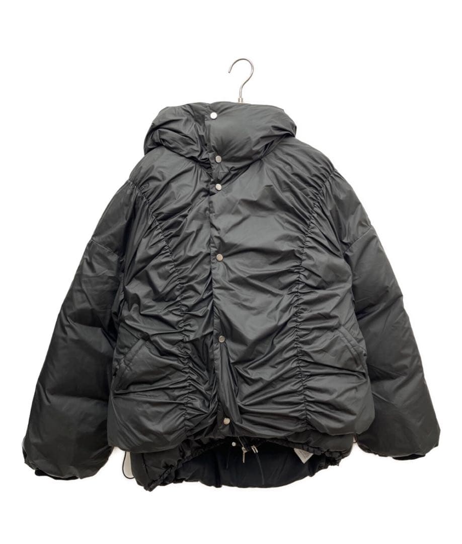 un3d ギャザー入りダウンジャケット