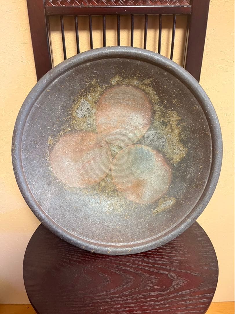 備前焼　大皿　中皿　2枚セット　料亭などにいかがでしょうか？