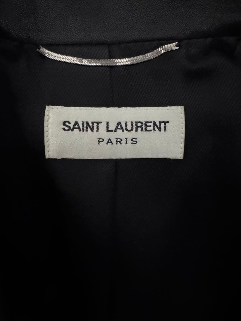 サンローラン　シングルライダース　レザージャケット 46 G-DRAGON着用