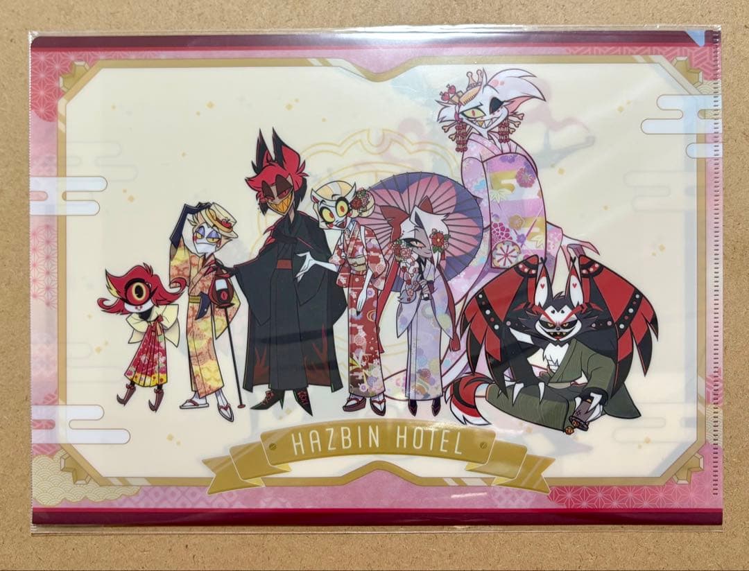 ハズビンホテル HAZBIN HOTEL アニメイト 和服 クリアファイル