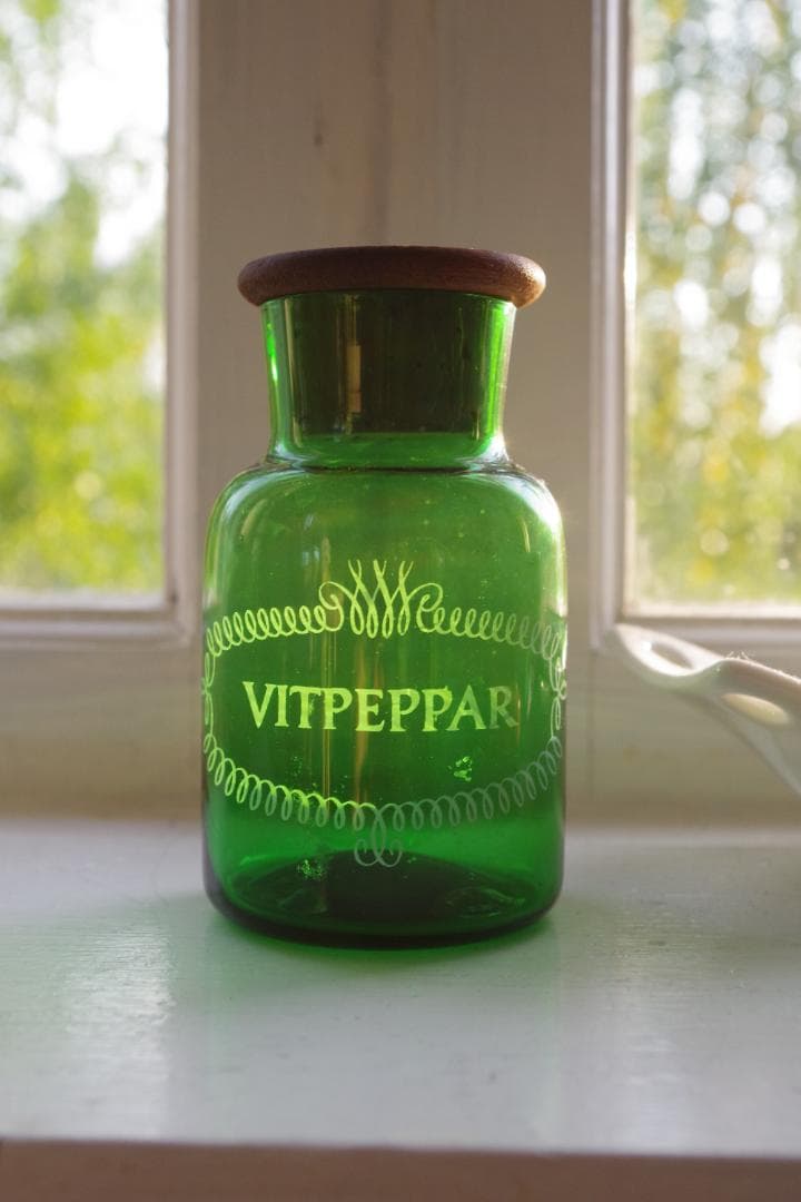 Lindshammar スパイス ジャー キャニスター 白コショウ