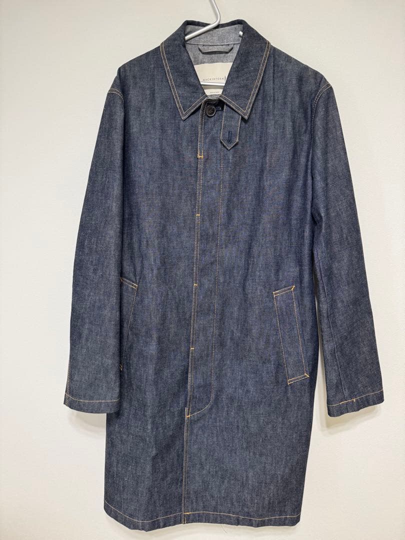 【マッキントッシュ】ステンカラーコート デニム D-MC001 42サイズ