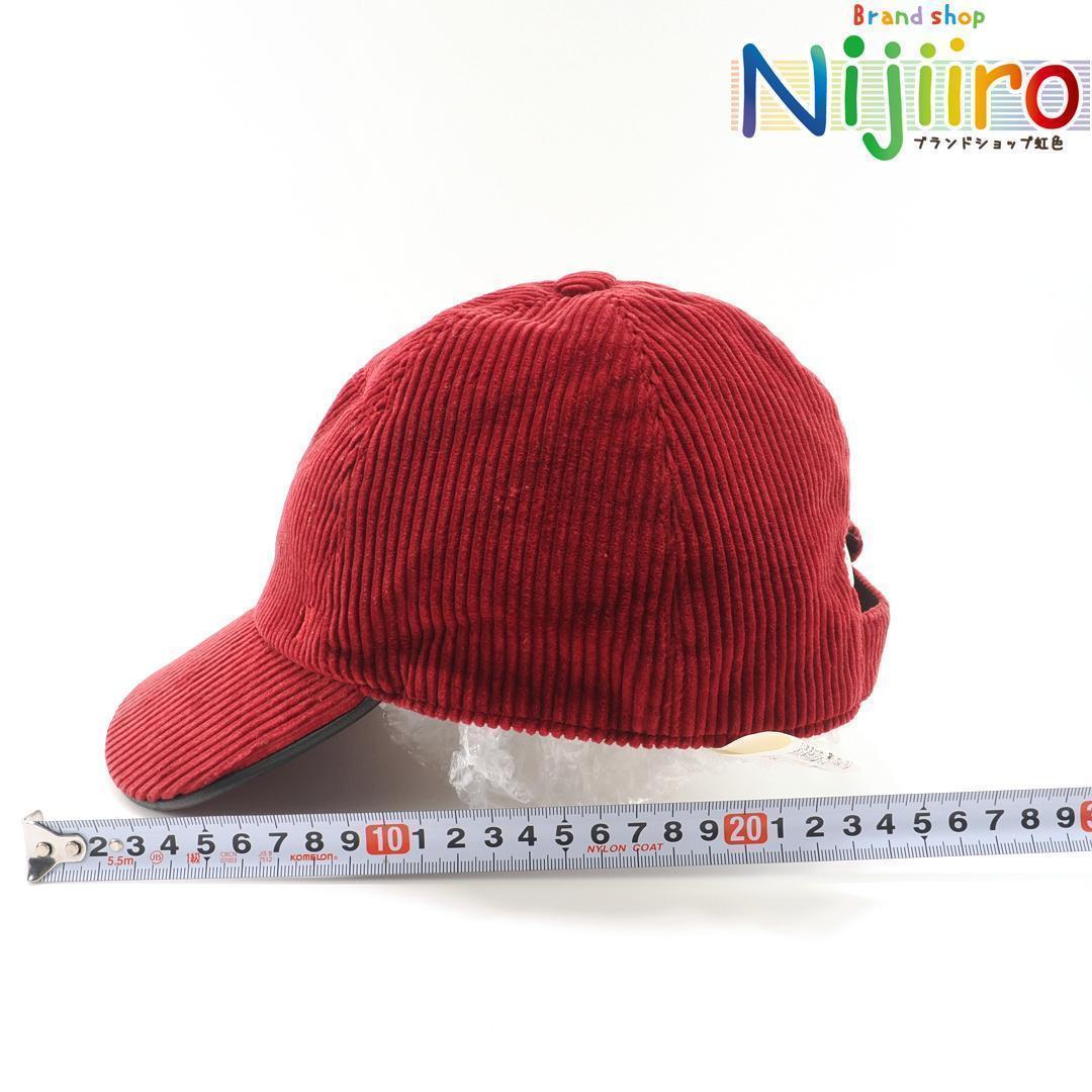 【極美品】エルメス セリエ 帽子　コーデュロイ Hロゴ刺繍 キャップ 1580