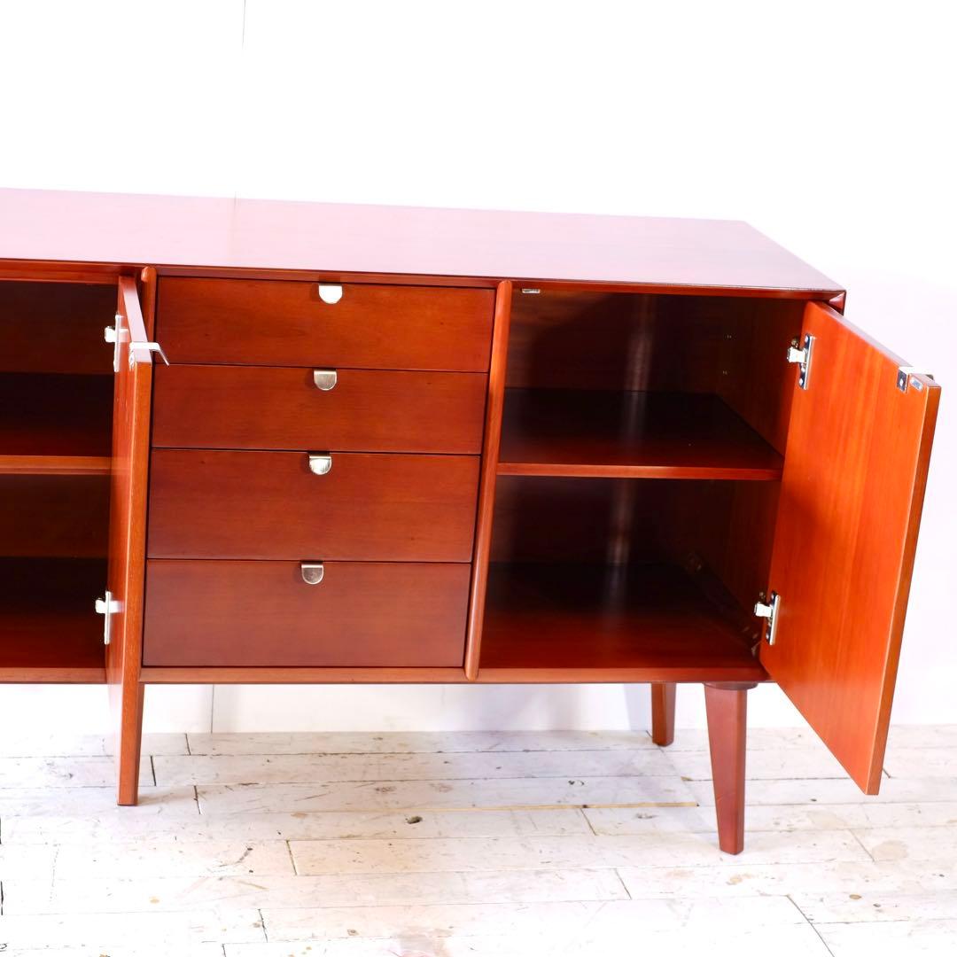 M 新品 北欧 160cm リビングボード キャビネット サイドボード 収納