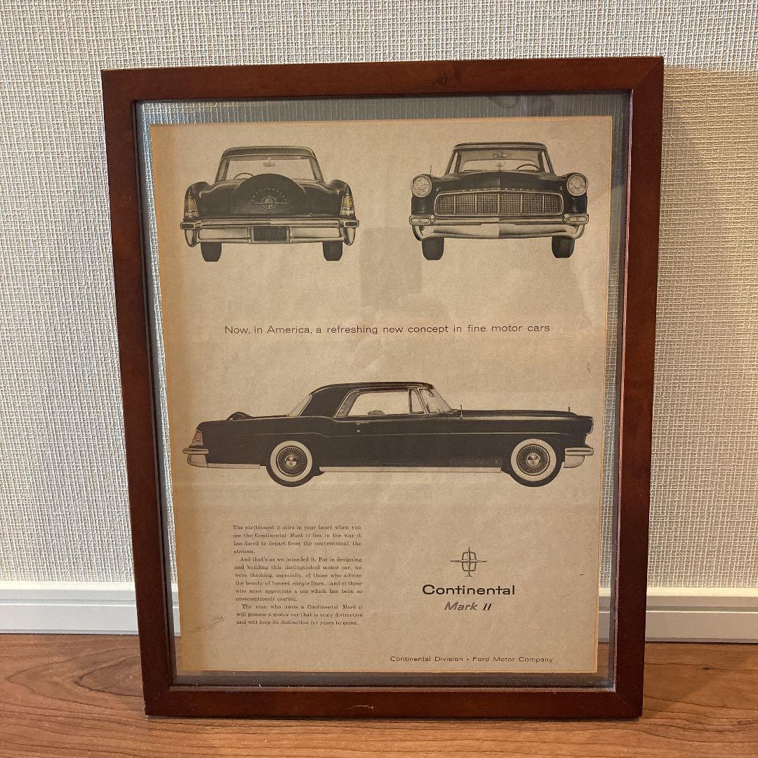 リンカーン・コンチネンタル　アンティークポスター