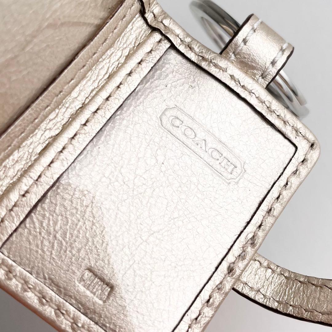 コーチ バッグチャーム ピクチャーフレーム 星 シグネチャー 新品保管