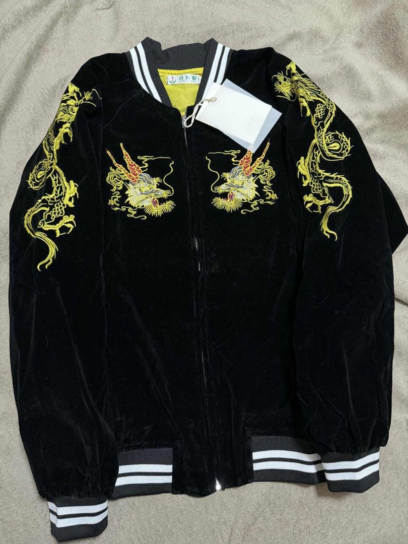 未使用 MOON EYES 別珍 龍日本 スカジャン unisex 美品 限定