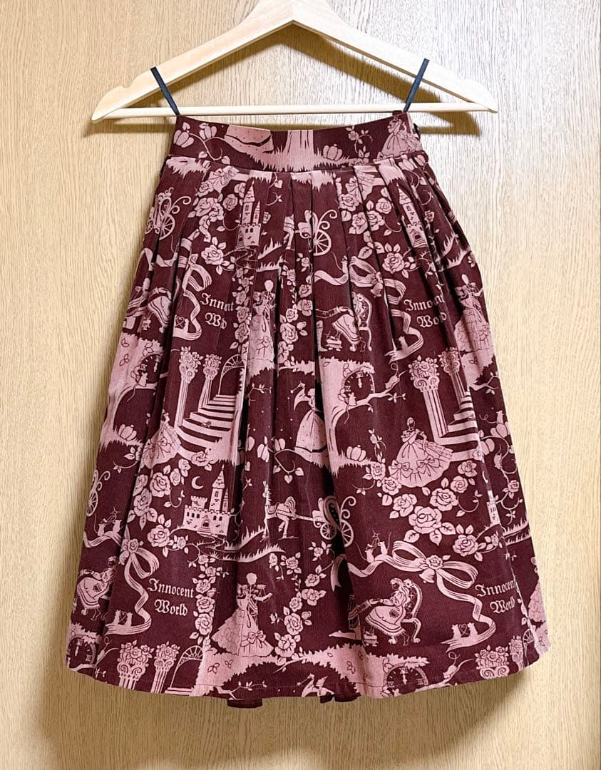 Innocent World 舞踏会バッスルスカート　ボルドー　シンデレラ