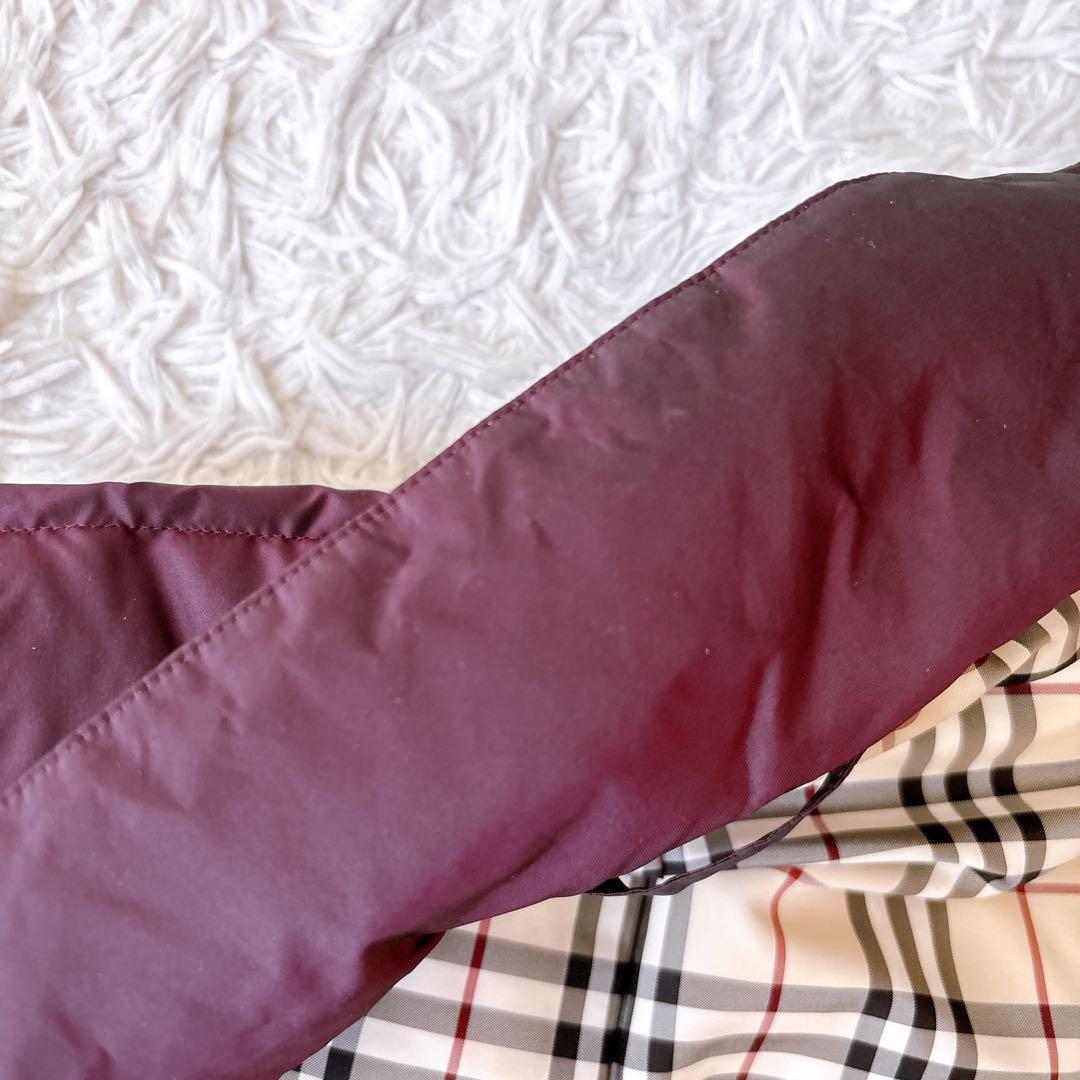 バーバリー ロンドン　裏地 ノバチェック　ダウンベスト レディース 38