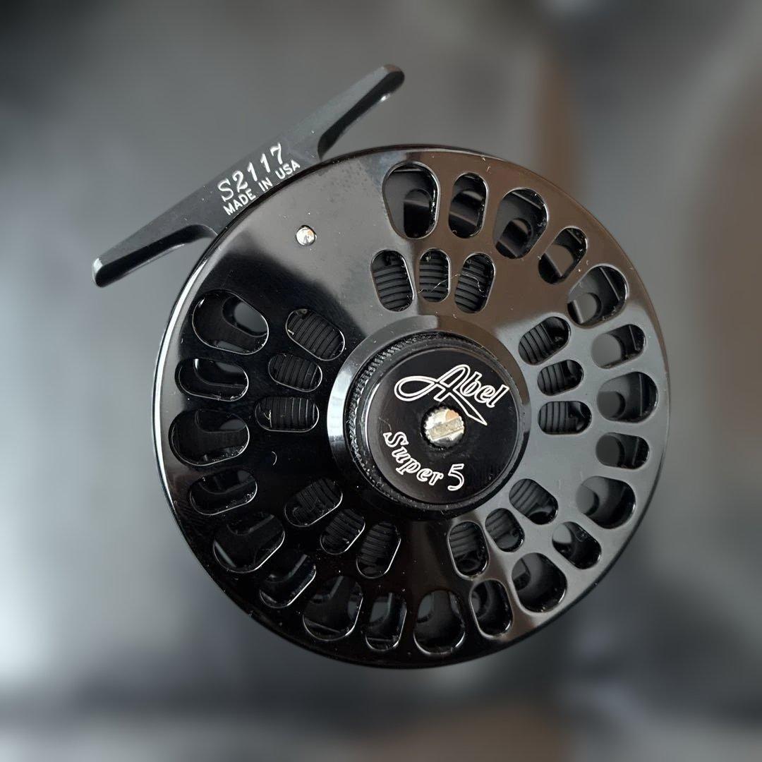 Abel Super 5 フライリール 収納ケース付き