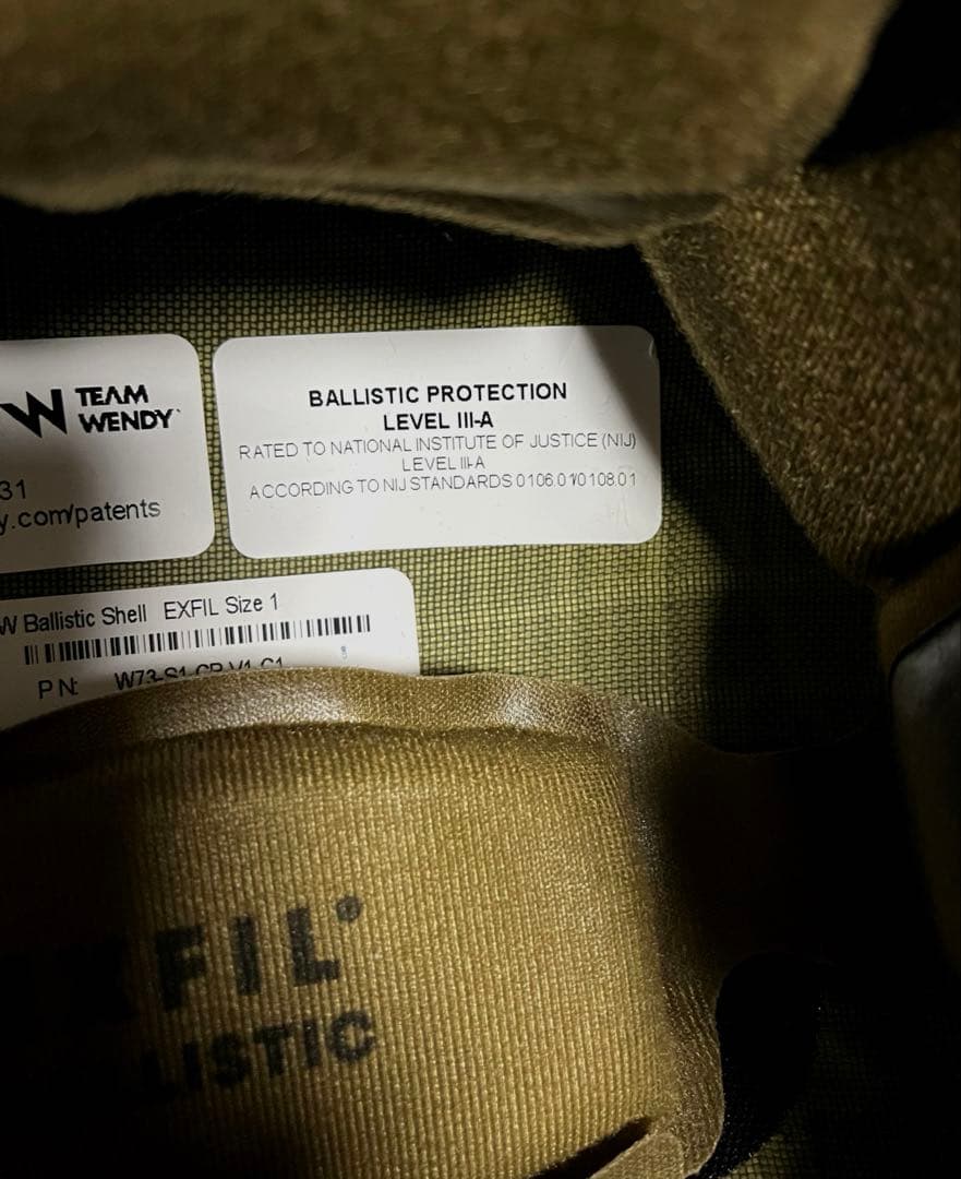 激アツ 米軍実物 WENDY EXFIL BALLISTIC ヘルメット M-L