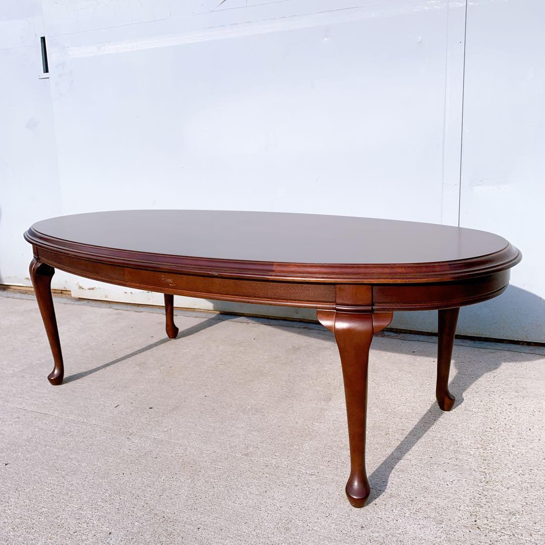 【美品】Maruni マルニ木工 メリル センターテーブル ローテーブル 猫脚