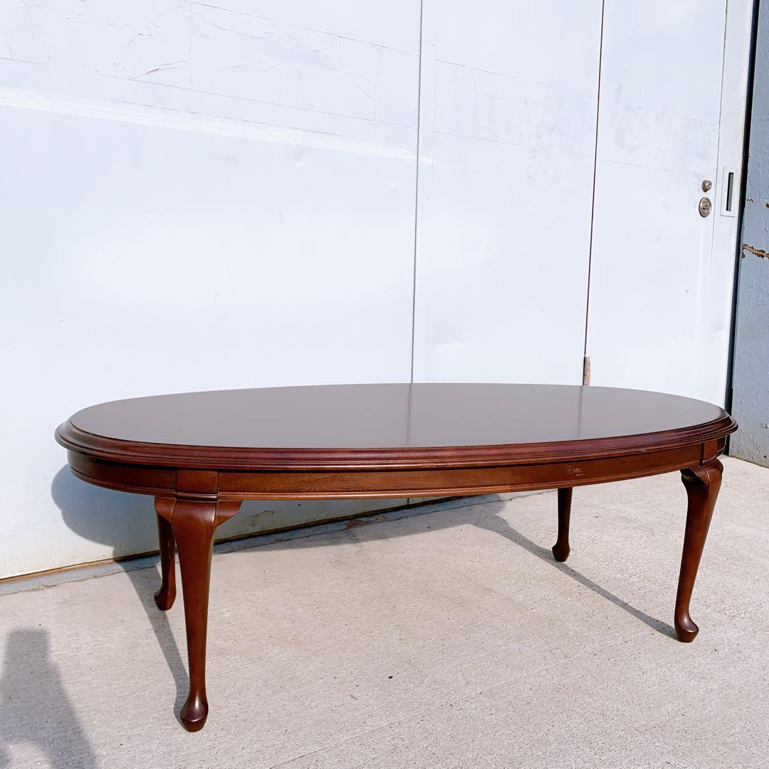 【美品】Maruni マルニ木工 メリル センターテーブル ローテーブル 猫脚