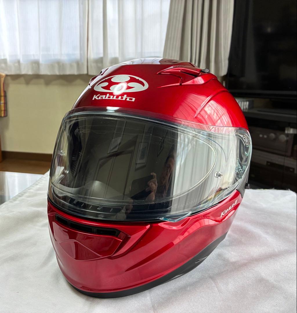 美品OGK KAMUI-3 カムイ3 Lサイズ　シャイニーレッド　2020年製