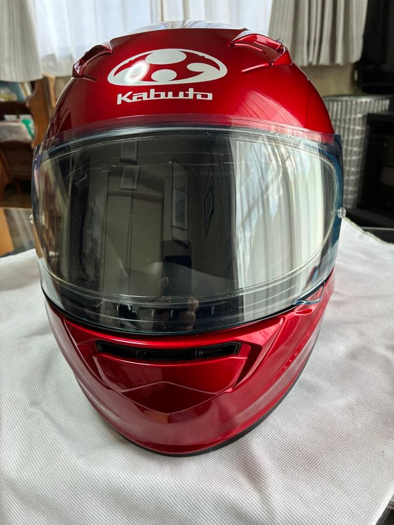 美品OGK KAMUI-3 カムイ3 Lサイズ　シャイニーレッド　2020年製