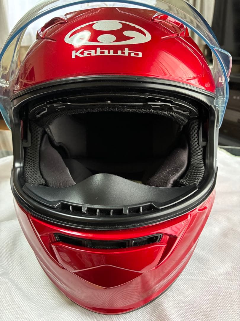 美品OGK KAMUI-3 カムイ3 Lサイズ　シャイニーレッド　2020年製