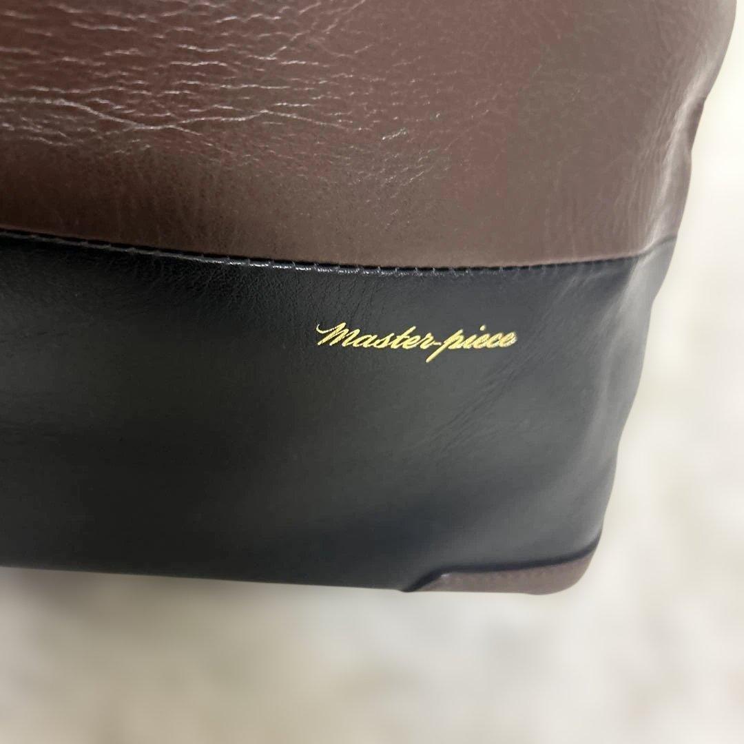 【美品】マスターピース　トートバッグ　Gloss ver.2　オールレザー
