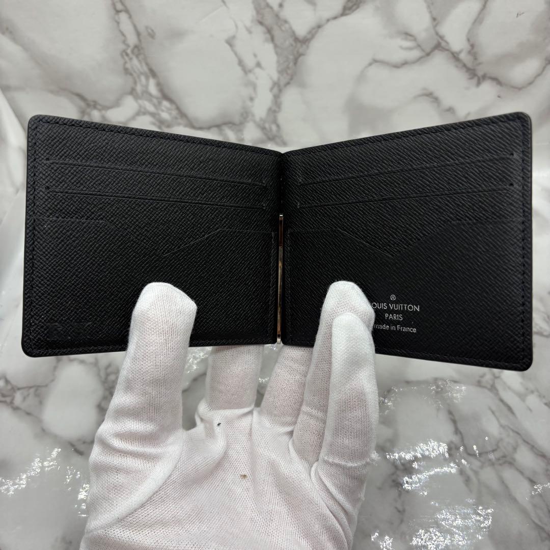 【現行 未使用級】ルイヴィトン マネークリップ タイガ M62978