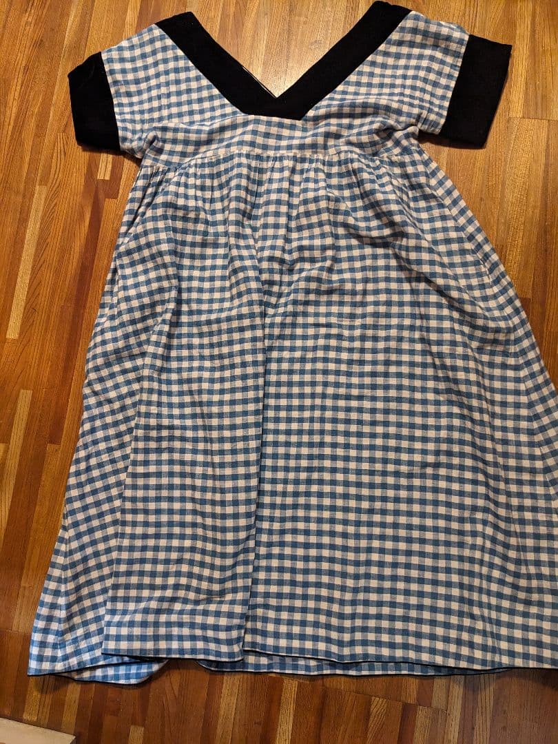 DOUBLE MAISON チェック柄ワンピース　原田知世着