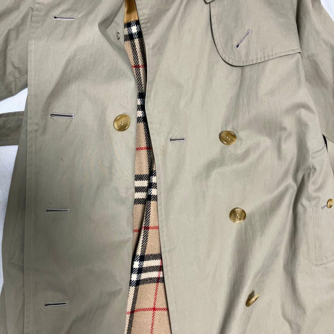 希少 白タグ バーバリーズ トレンチコート ノバチェック ベルト　ライナー