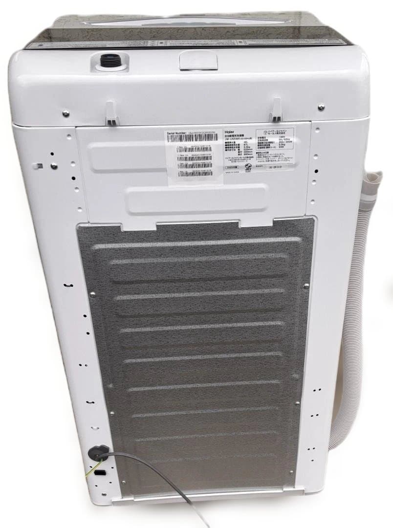 ハイアール 全自動電気洗濯機 JW-U55MK 2025年製 通電・動作確認済