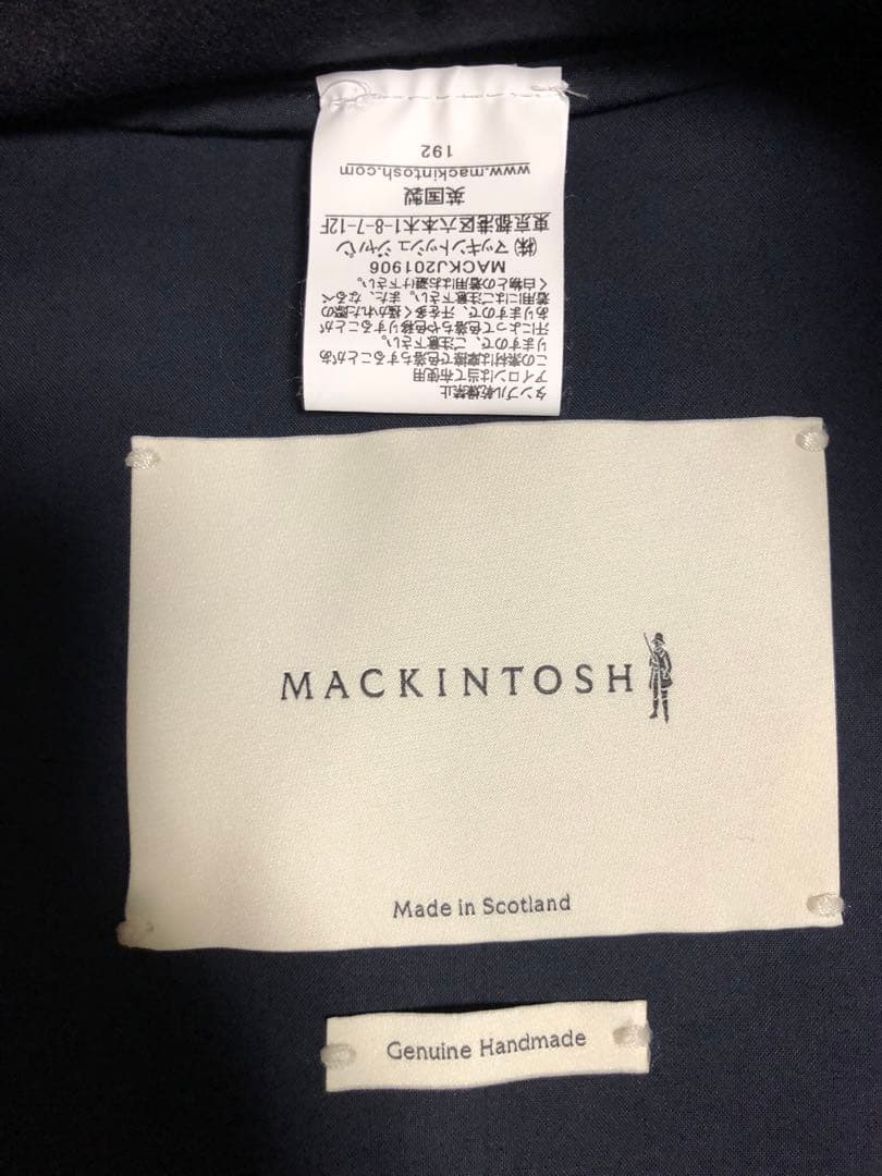 Mackintosh ダンケルド ネイビー サイズ40 ゴム引き
