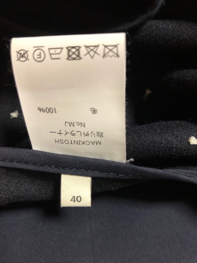Mackintosh ダンケルド ネイビー サイズ40 ゴム引き