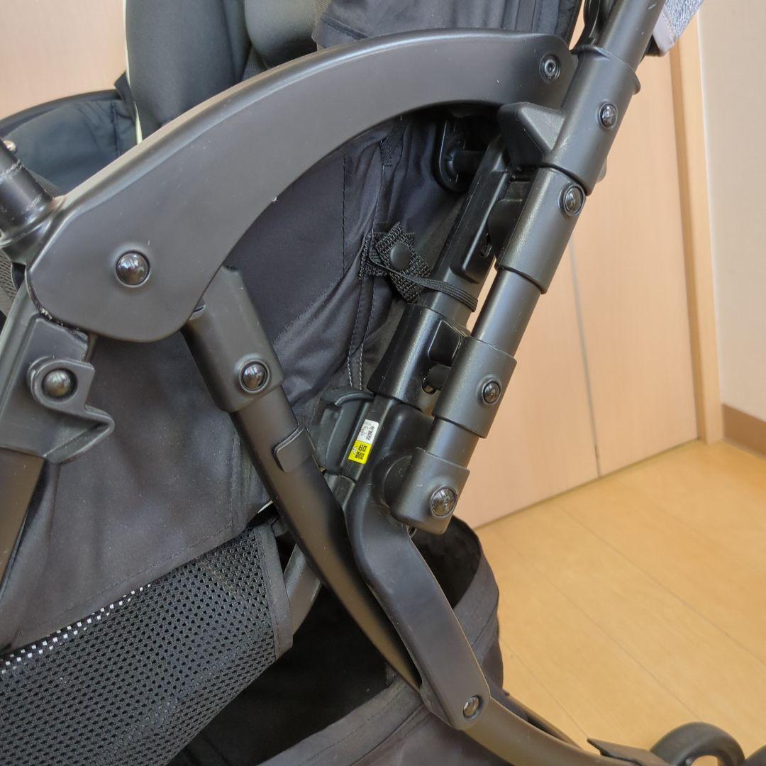 【美品】Aprica ベビーカー グレー ラクーナクッション