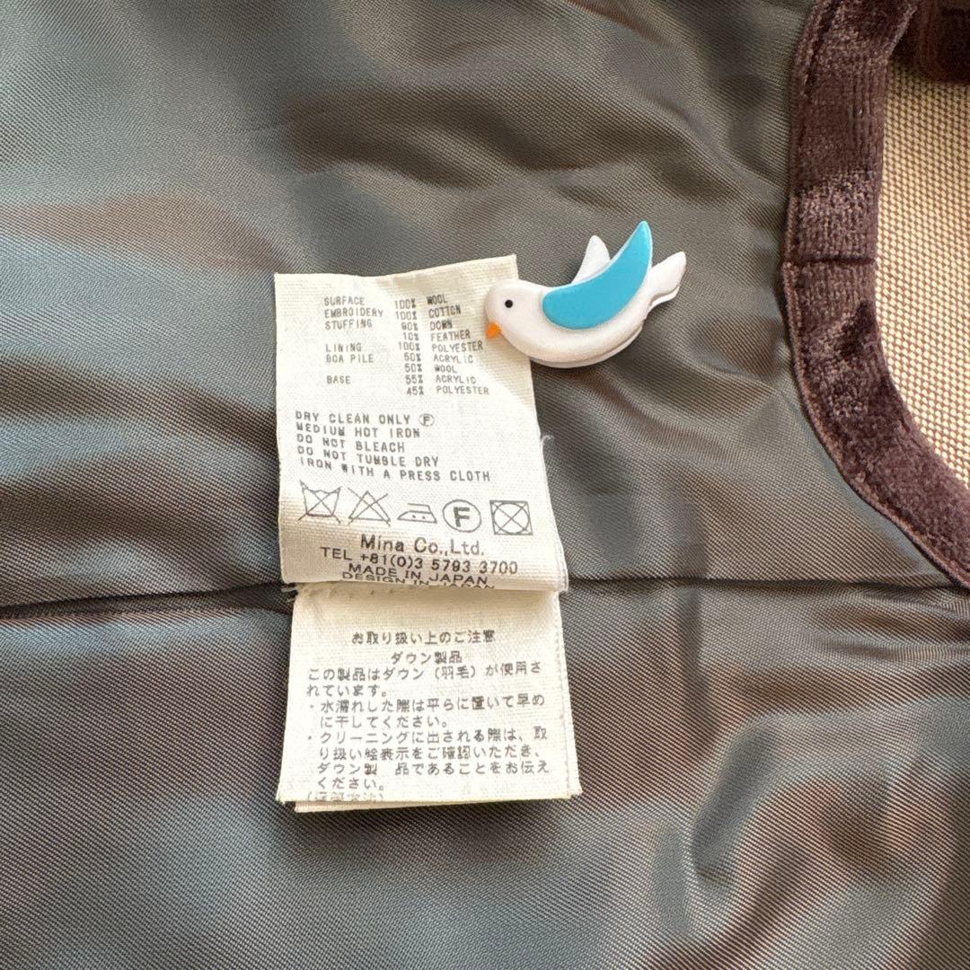 ミナペルホネン　ダウンベスト　36