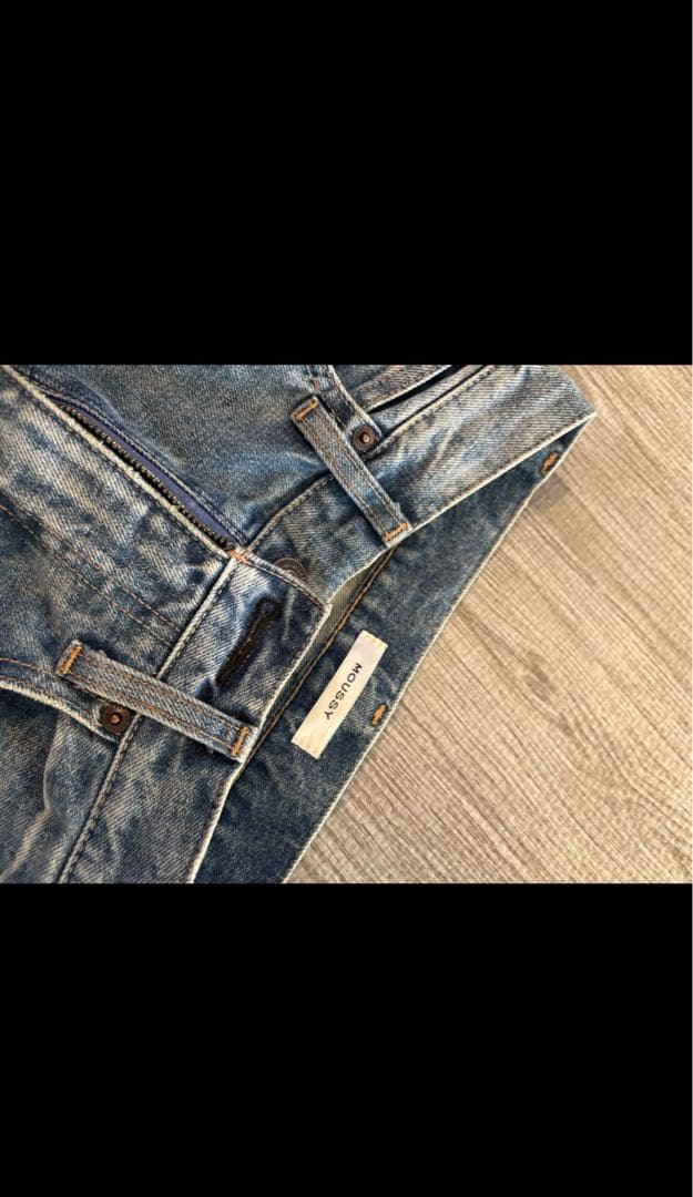 MOUSSY 24インチ ブーツカットデニム