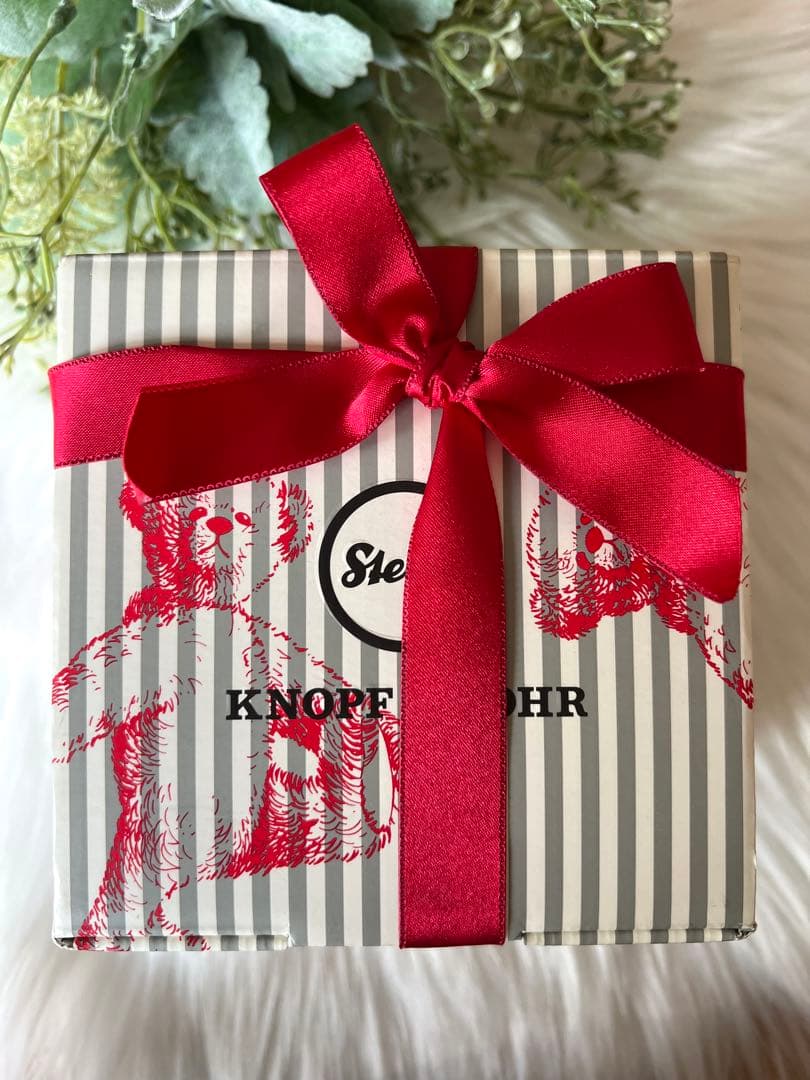 シュタイフ 】テディベア 椿キーリング 日本限定新品 シリアルナンバー入り